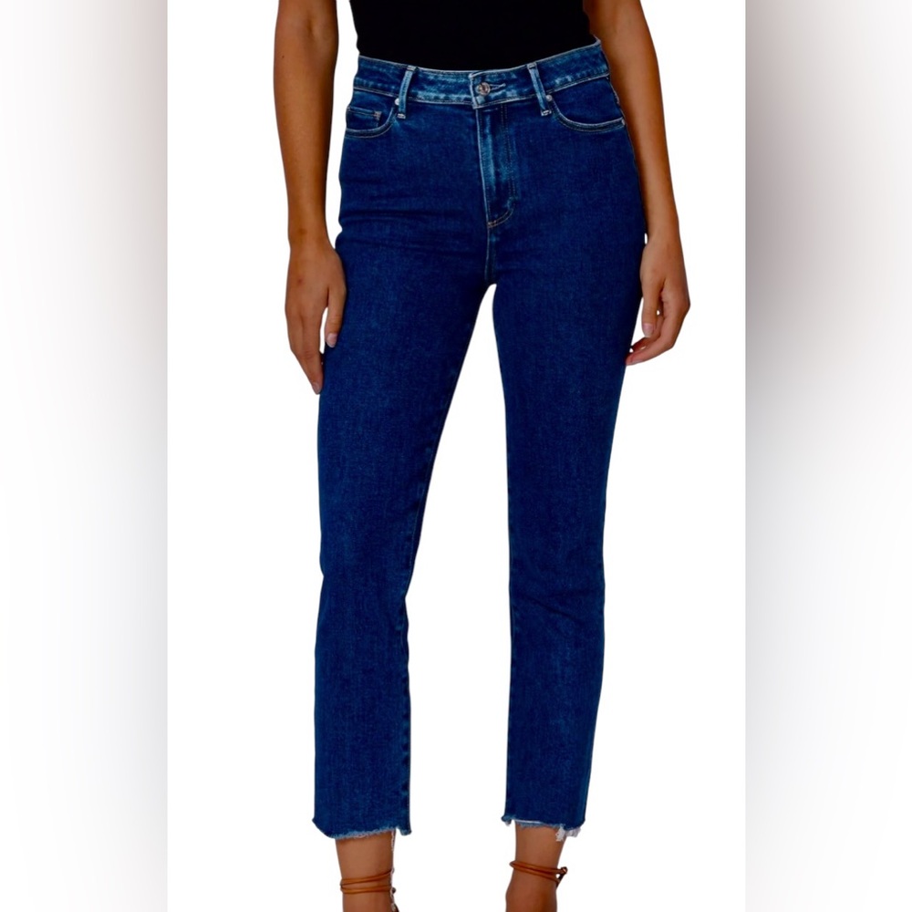PAIGE Cindy Crop - Imperial Wash With Tuned Hem Size 24. No Tags. Never Worn!